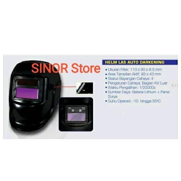 Helm Las Otomatis Auto Darkening Helm Las Safety Otomatis Kedok Las