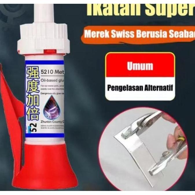 GAIZINPO super glue Lem kuat lem besi super kuat tahan panas lem besi super kuat Lem serbaguna Cocok