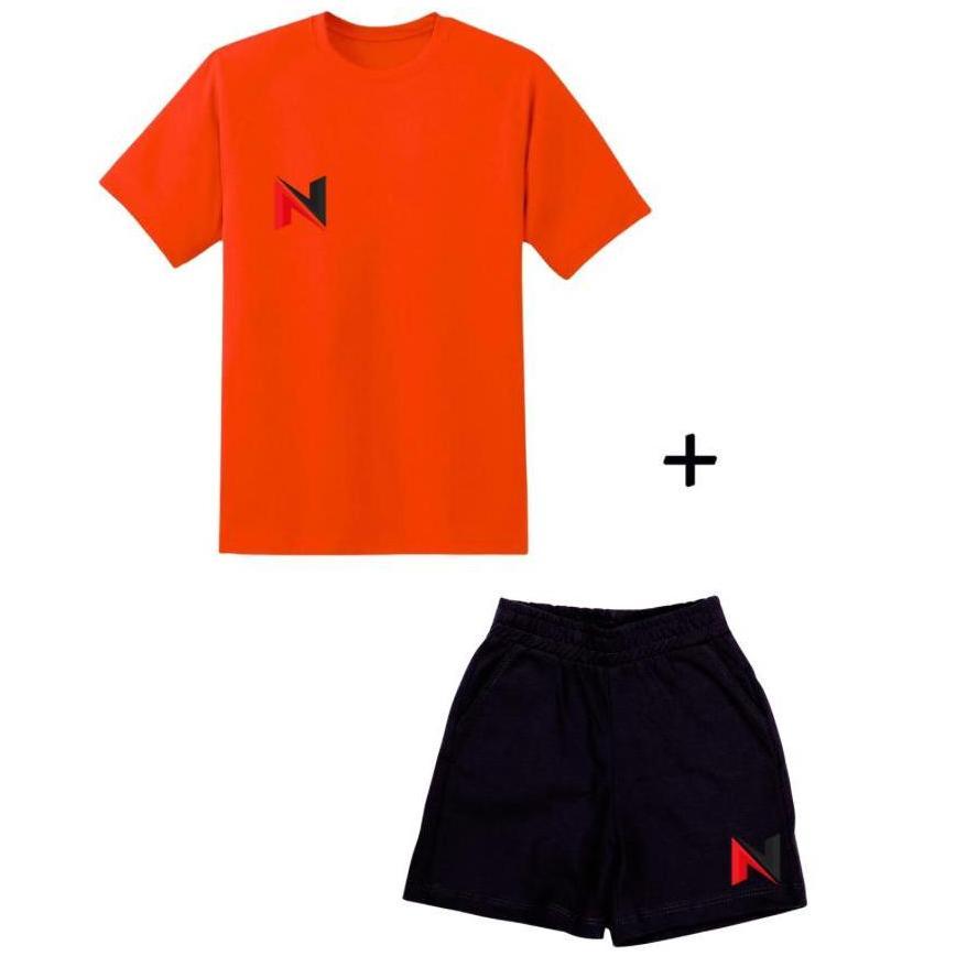 TERLARIS Stelan olahraga pria wanita dry fit set baju celana sport training M-XXL