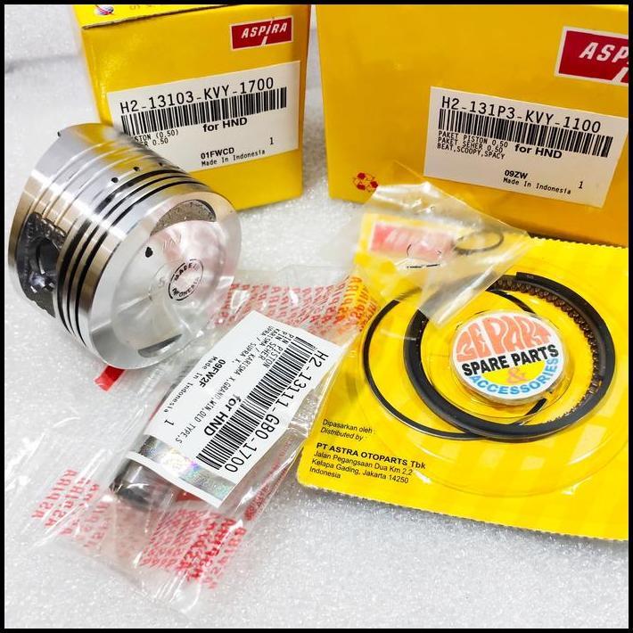 TERLARIS SEHER PISTON KIT BEAT KARBU KVY OS 50 ORI ASPIRA 