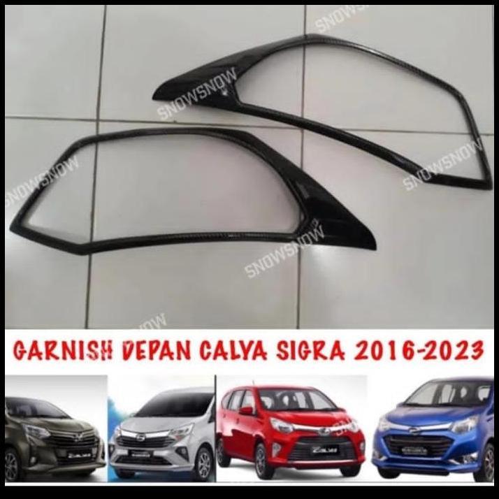 DISKON GARNIS DEPAN HITAM DOFF MOBIL CALYA SIGRA 2016-2022 