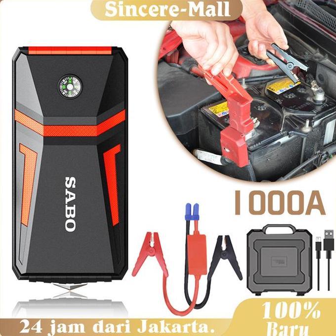 GAIZINPO Jumper Aki Mobil Portable 1000mAh Powerbank Aki Mobil Jumper Jump Starter Aki Mobil