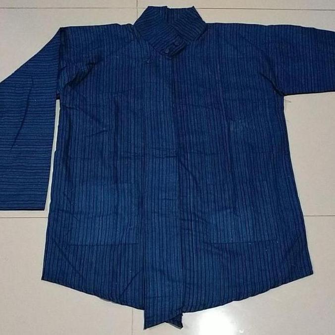 BAJU COUPLE SURJAN KEBAYA LURIK BIRU BAJU LURIK ADAT JAWA JOGJA SOLO CS