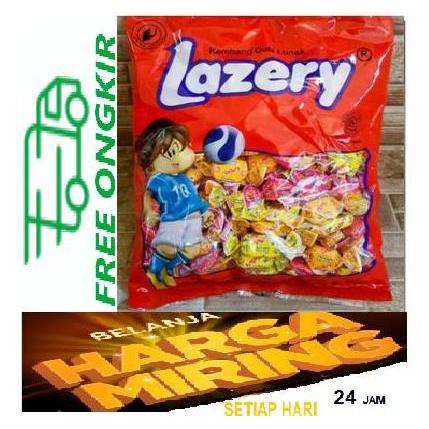 Lazery Besar / Permen Lazery kemasan sak Besar. 170pcs/bungkus. Kode 437