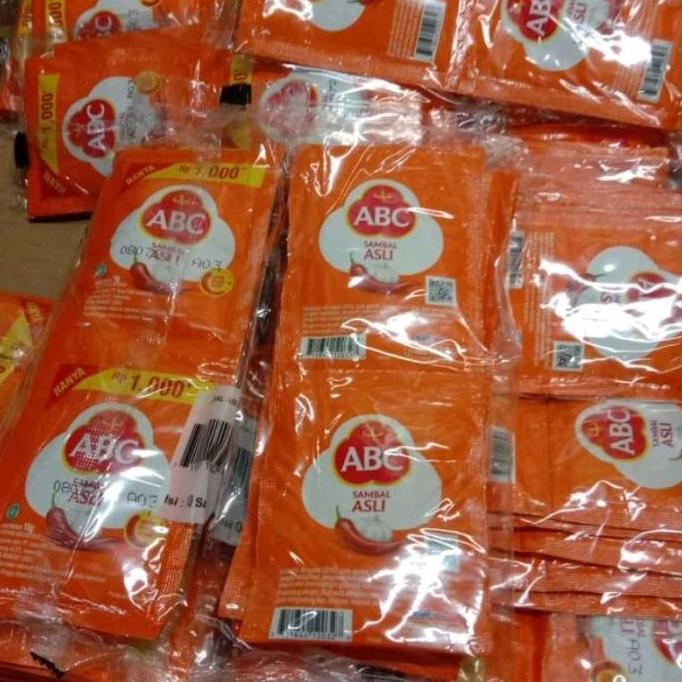 sauce ABC asli sachet 18 gr 10 pack ,tiap pak isi 10 sachet Saos GS