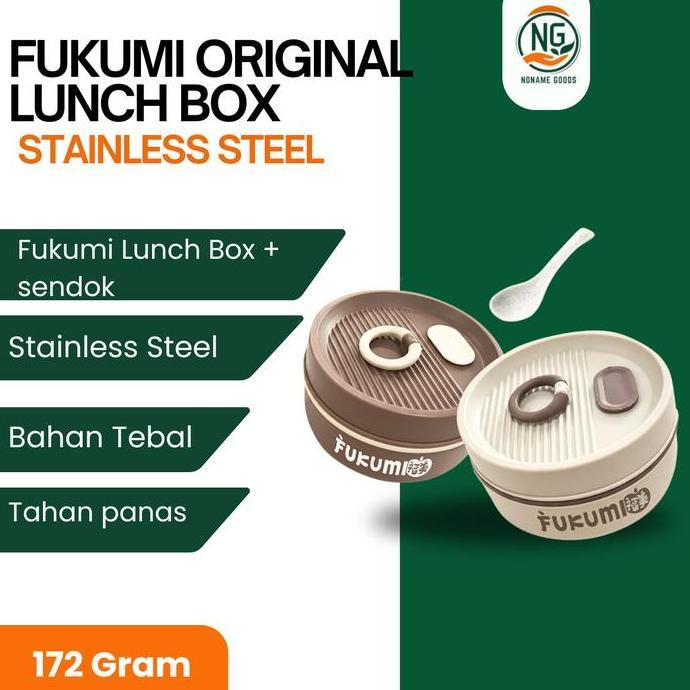 FUKUMI LUNCH BOX SET (LUNCH BOX & SENDOK MAKAN) | Limited Edition