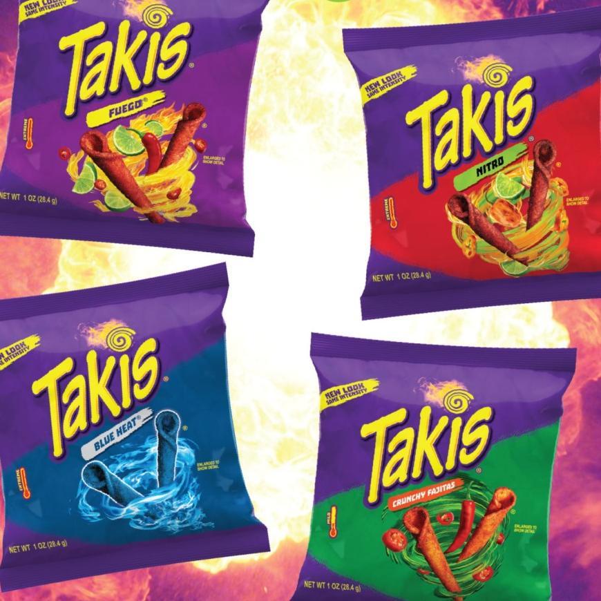 Takis Rolled Tortilla Chips Snack Makanan Ringan Keripik Jagung Pedas Fuego Nitro Crunchy Fajitas Bl