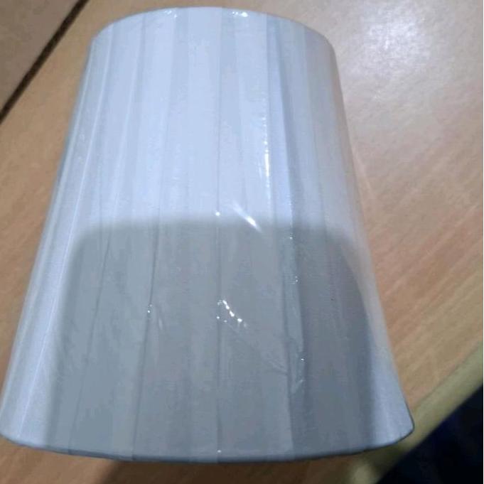 TERLARIS KAP JEPIT LAMPU HIAS CRYSTAL LILIN WARNA PUTIH BAHAN KAIN