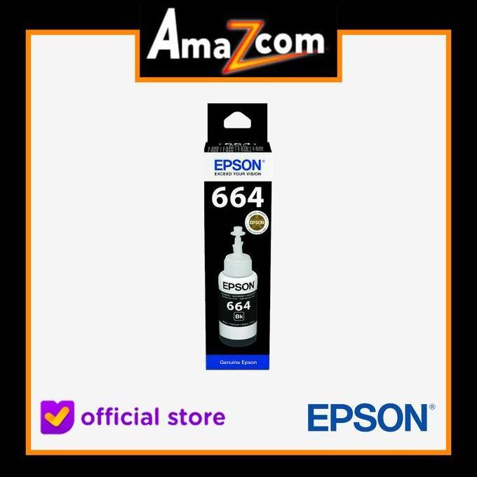 Tinta Epson 664 Original Hitam L100/L110/L120/L200/L220/L310/L360