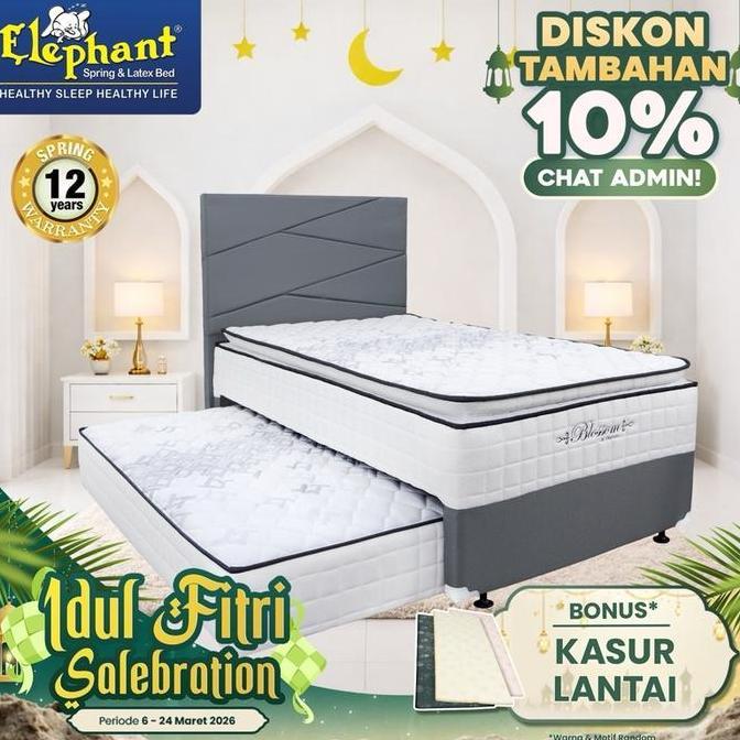 Kasur Springbed 2 In 1 Blossom Elephant