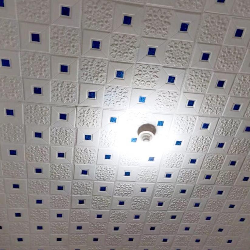 ORIGINAL (COD) 3D Stiker Dinding/Walpaper dinding kamar/ List dinding/Wallpaper atap plafon