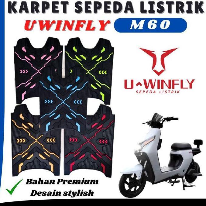 Promo Karpet Sepeda Listrik Uwinfly M60 Alas Kaki Sepeda Listrik Diskon