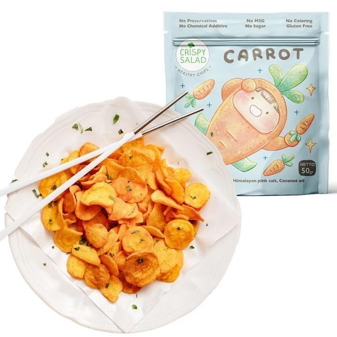 CRISPY SALAD - Keripik Sayur Broccoli/Carrot/Edamame/Mixed Tuber Chips