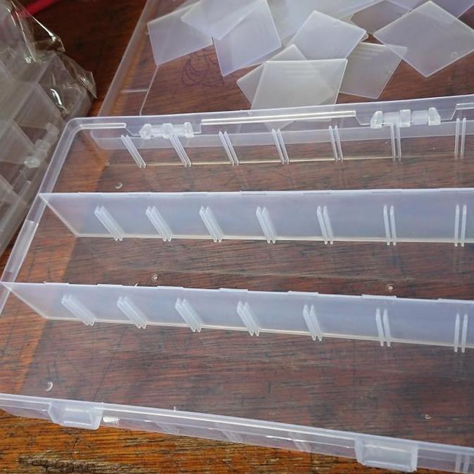 wadah kotak plastik komponen baut 24 kotak