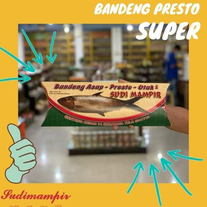Bandeng Presto Sudi Mampir (2 biji) | Oleh Oleh Surabaya / Jawa Timur