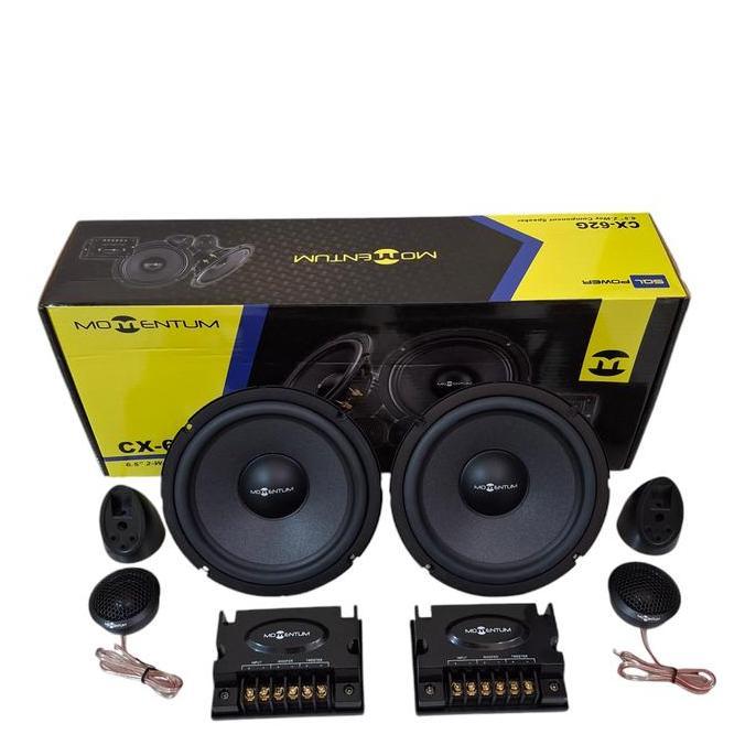FLASH SALE - Speaker split momentum CX-62G 2 way component speaker momentum cx-62g