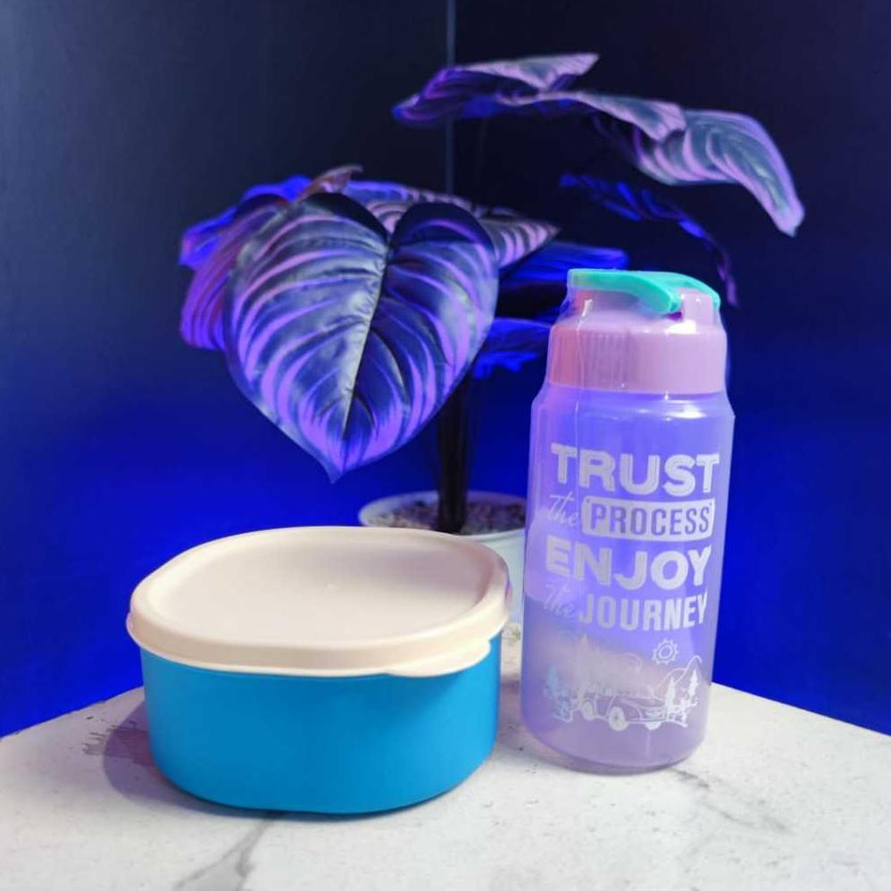 HOT SALE Kotak Makan Mini Kecil Anak 500 ML Lunch Box Wadah Bekal Cemilan Snack Bayi Lucu Tepak+BOTO