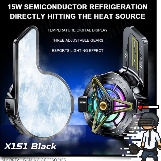 DISKON [IM] X151 FUNCOOLER HYBRID MAGNETIC CLIP PENDINGIN HP FAN COOLER GAMING USB BUKAN FLYDIGI BLA