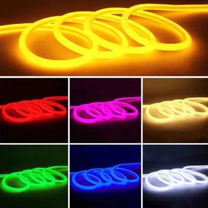 FLASH SALE PAKET LAMPU LED NEON FLEX 220V WATERPROOF LENGKAP TINGGAL COLOK SIAP PAKAI / LAMPU KAMAR 