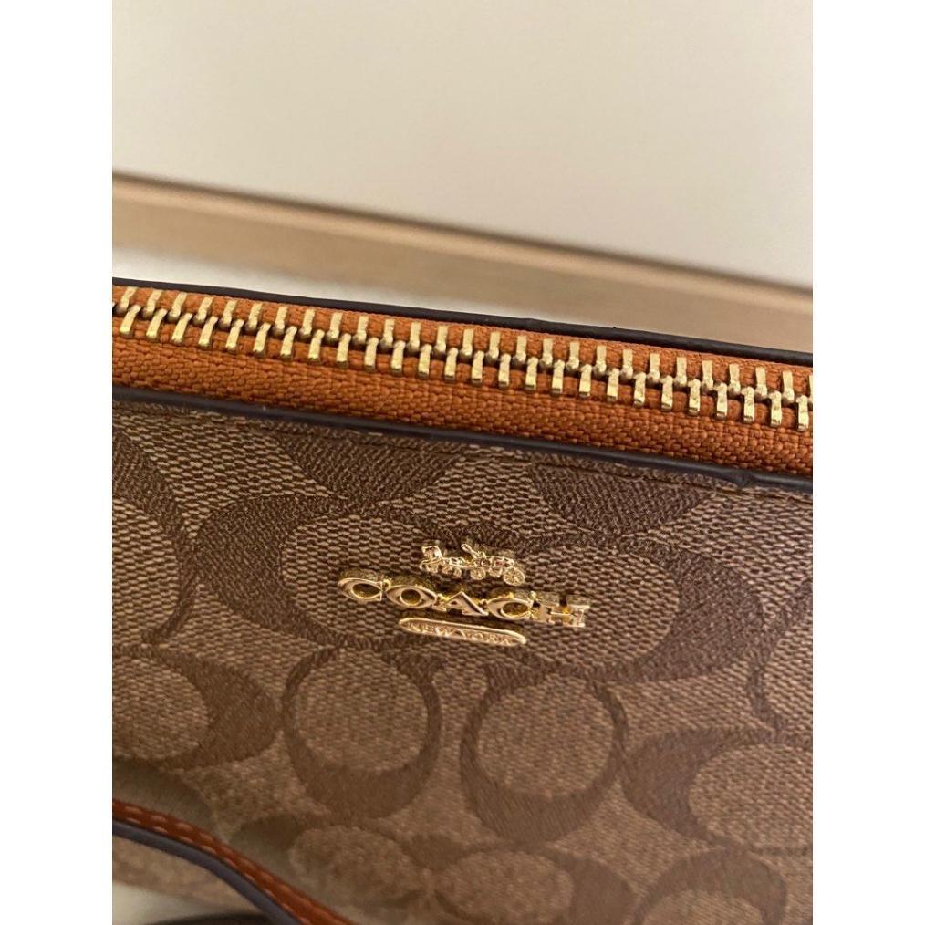 BEST SELLER 36674 F67567 Women bag top handle pouch in signature canvas