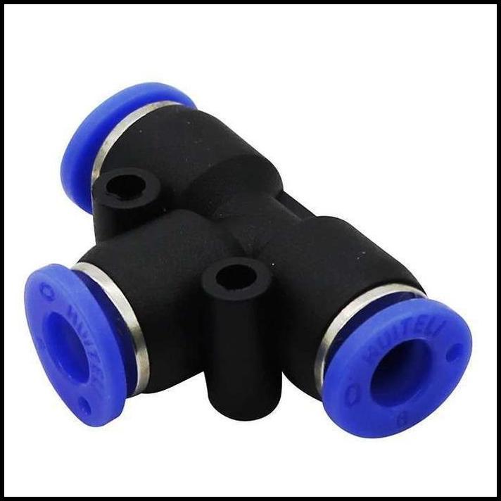 DISKON MPE 08.00 FITTING T PNEUMATIC UNTUK SELANG 8MM 8MM 8MM 