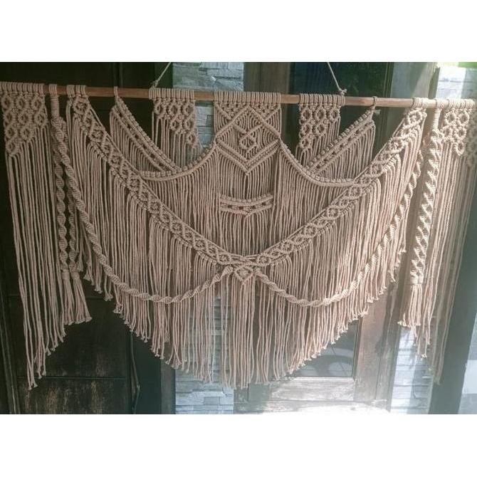 TERLARIS PO CUSTOM MACRAME JUMBO WALL HANGING HIASAN DINDING/ WALL DECOR