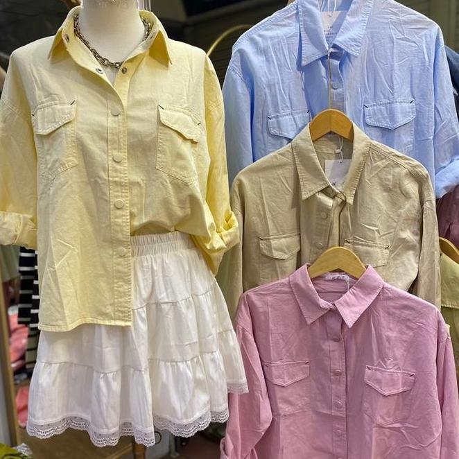 105.Kemeja Basic Sofdjeans Hbt Hbt