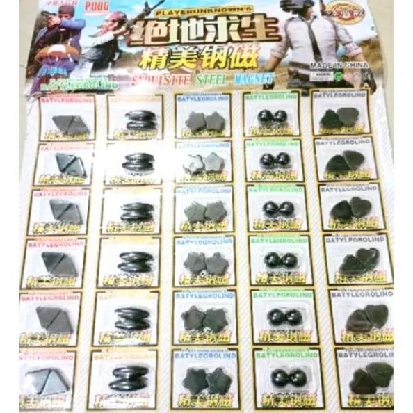 Magnet Mainan Sepasang Magnet Oval Magnet Bulat ( sepasang )