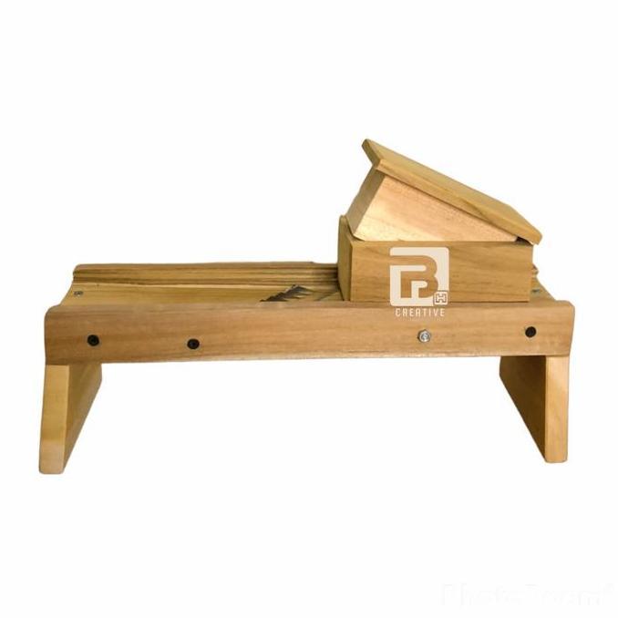 Pengiris Model Stik Mustofa Pemotong Kentang Kayu Jati