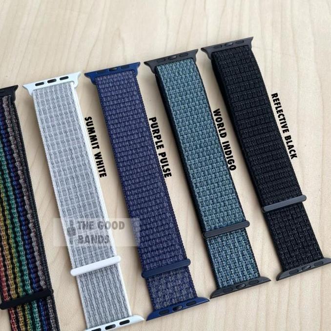 Strap Apple Watch Series 7 NIKE SPORT LOOP nylon Band Iwatch 41mm 45mm