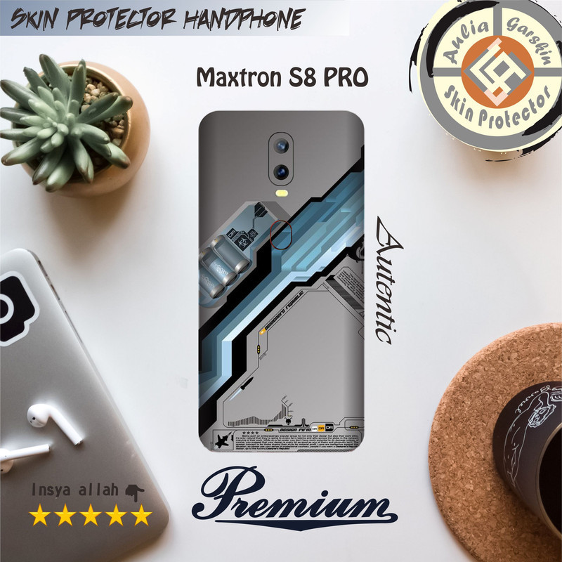 Garskin Case Garskin Hp Maxtron S8 Pro Motif Cib - Free Custom Custom Bisa COD 2Pcs