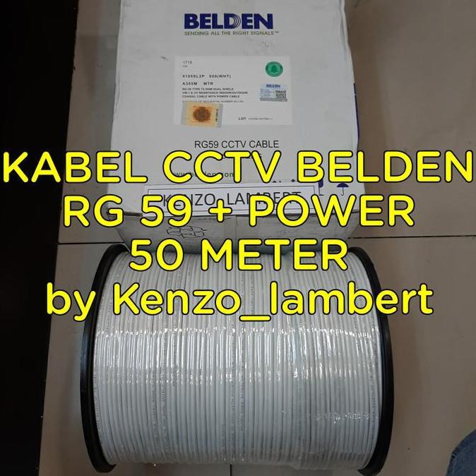 Grosir Kabel Cctv Rg59 Belden 50Meter / Belden Cctv / Rg 59
