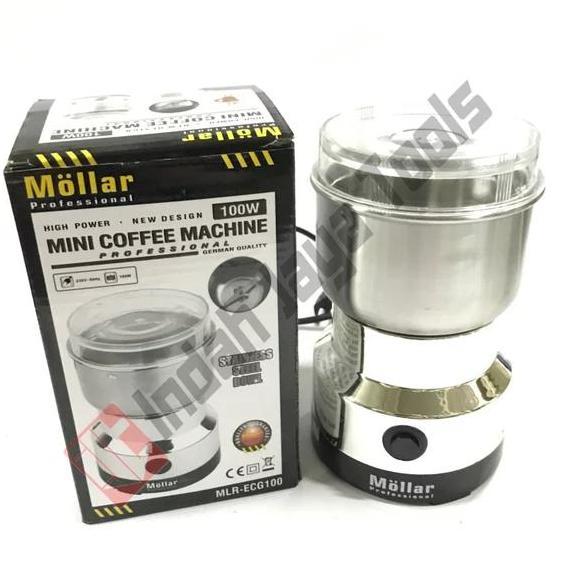 MOLLAR Mini Coffee Grinder Gilingan Kopi Listrik Bumbu Dapur Elektrik
