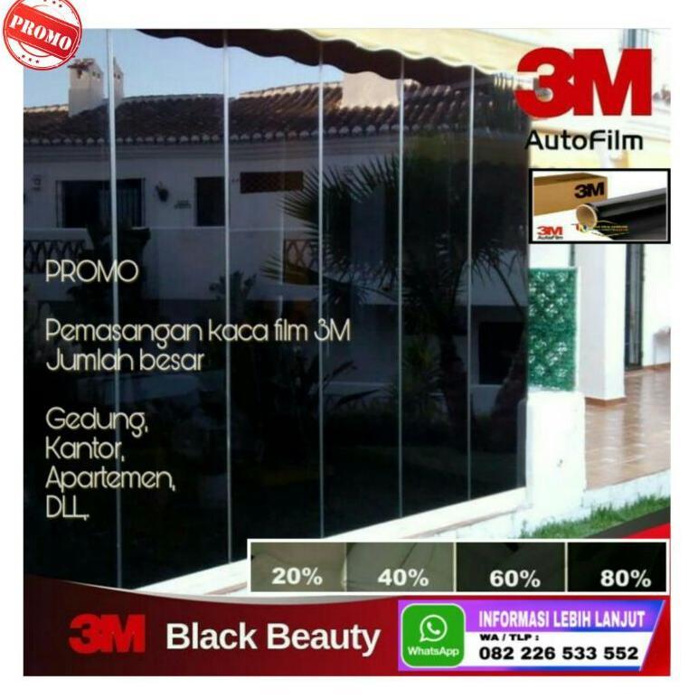 BEST SELLER KACA FILM 3M/KACA FILM MOBIL 3M/BLACK BEAUTY/KACA FILM HITAM/PROMO KACA FILM 3M TYPE BLA