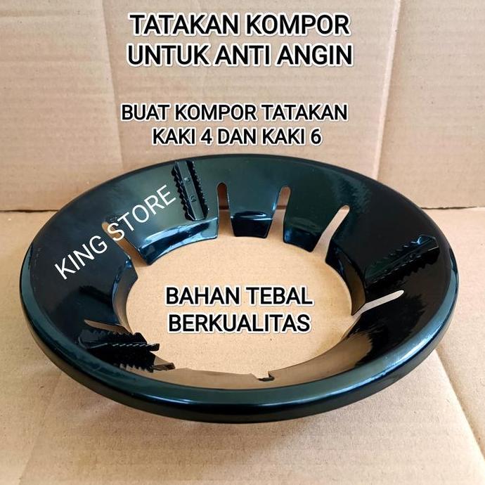 TATAKAN COVER KOMPOR GAS ANTI ANGIN KAKI 6 ANTI SLIP LICIN DAN HEMAT