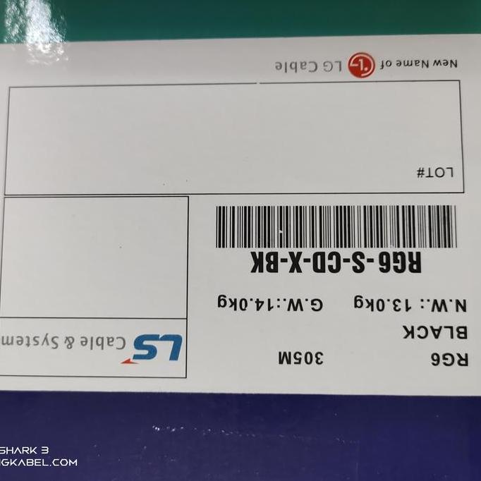 Grosir Ls Cable Coaxial Rg6 / Cctv Coaxial Rg6