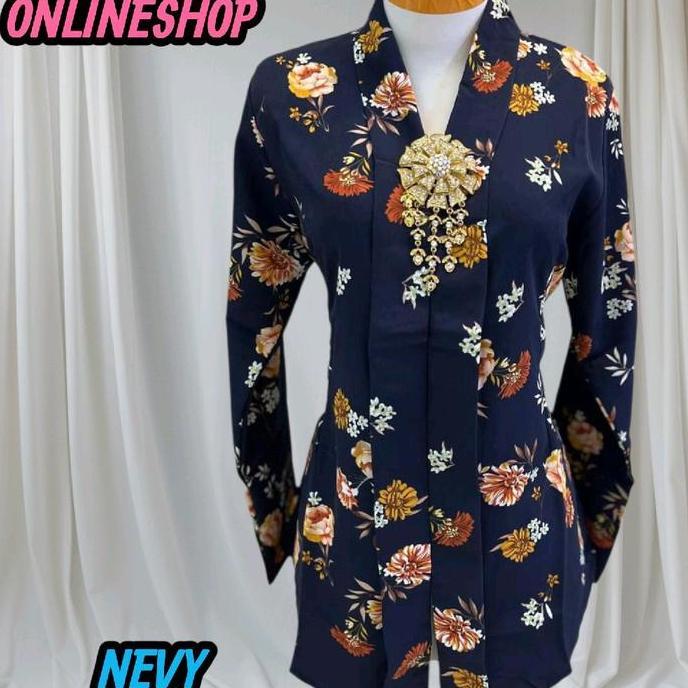 Atasan Kebaya Motif Bunga Kebaya Encim Kartini Jumbo Mewah Kebaya LD. 130 TA