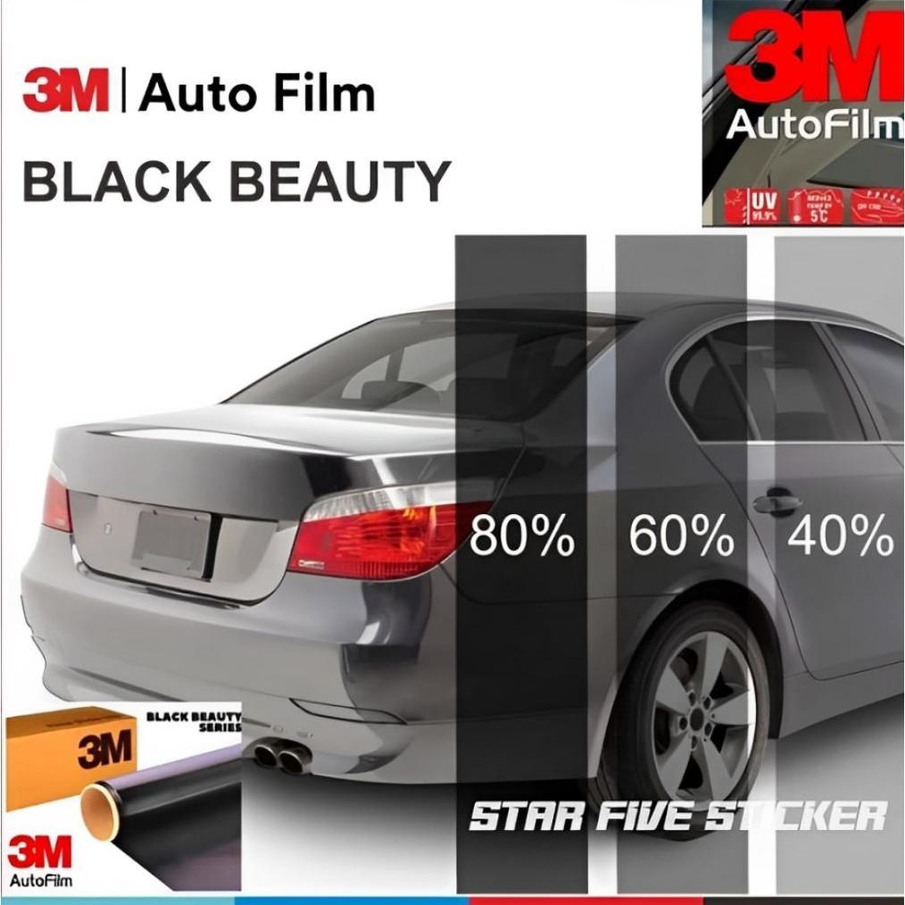 DISKON PER METER..KACA FILEM 3M BLACK BEAUTY KACA FILEM UNTUK SEMUA JENIS MOBIL