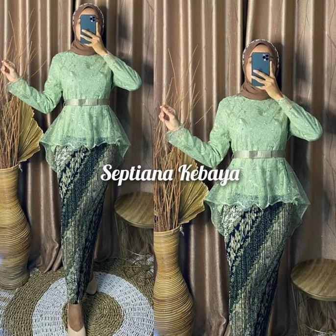 new kebaya Aurora tulle bordir  kebaya wisuda  modern  / baju kebaya untuk wisuda TM
