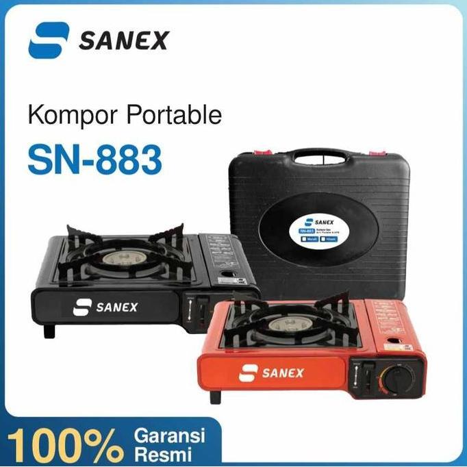 Kompor Portable 2In1 Gas kaleng & LPG Plus Gas Kaleng