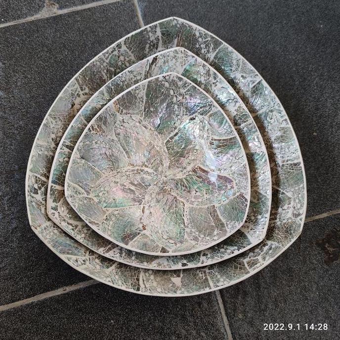 ] shell plate abalone / piring kerang abalone ENAM