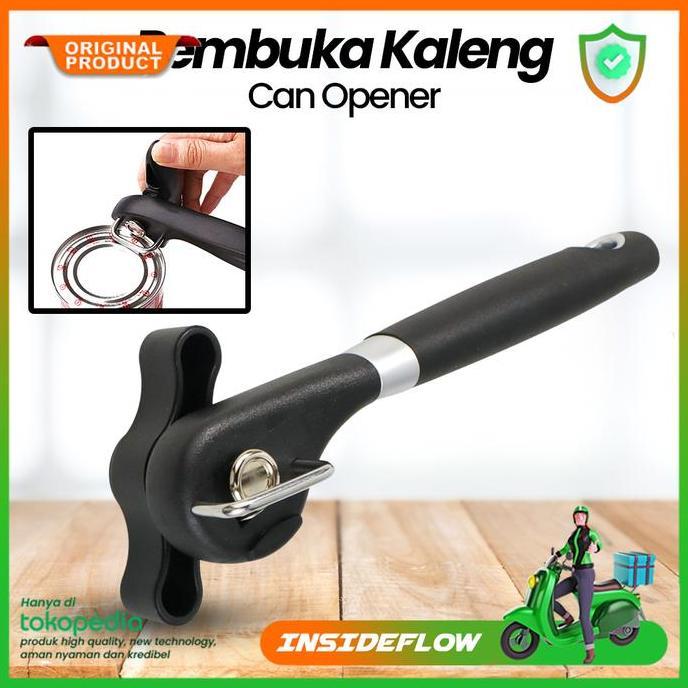 Alat Pembuka Buka kaleng Putar Otomatis Tutup Sarden SUSU Makanan Open