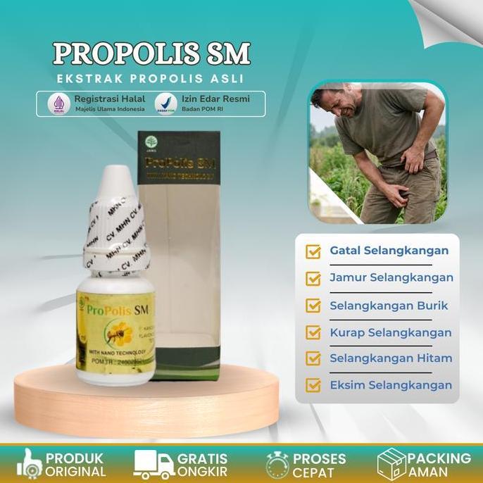 Propolis SM Untuk Menghilangkan Gatal Di Area Selangkangan - 6ml