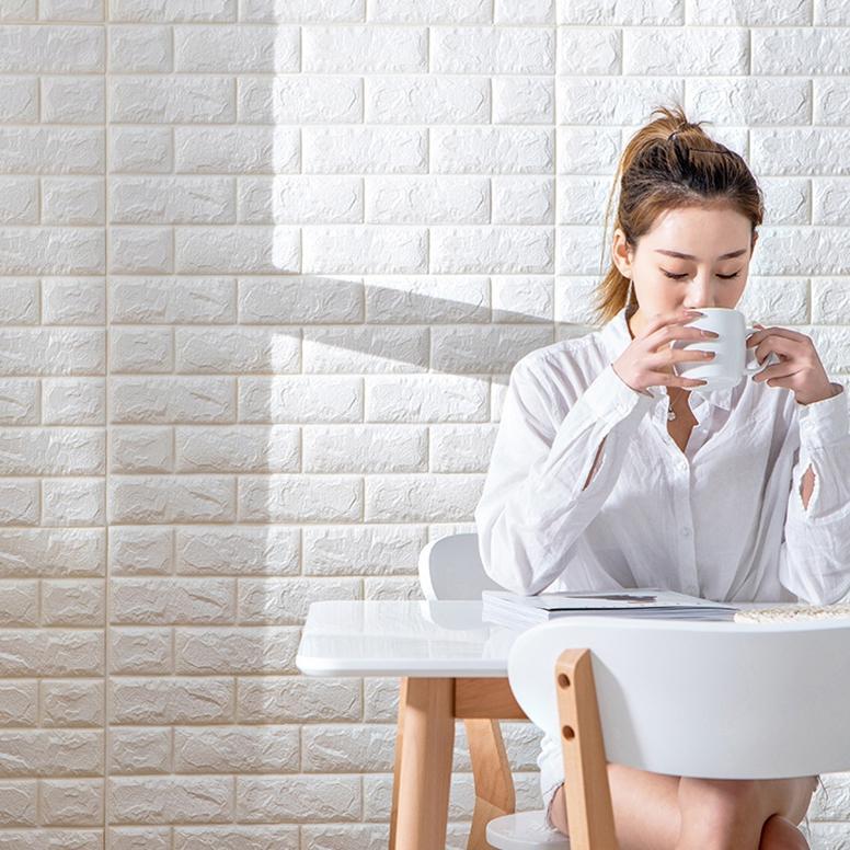 Recommended Hoptech Medan - Wallpaper 3D Foam | Room Decoration Wallpaper | 3D Foam Bata