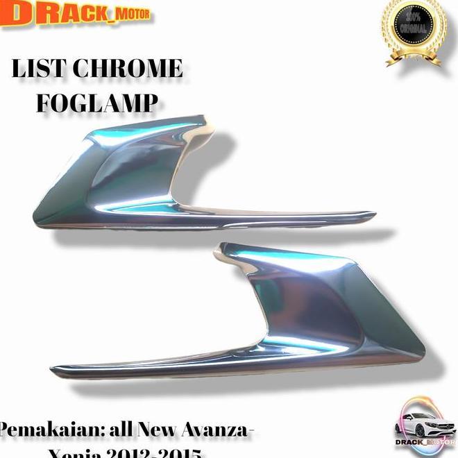 List Chrome Cover Xenia 2012 Foglamp All Avanza-Xenia - 2015