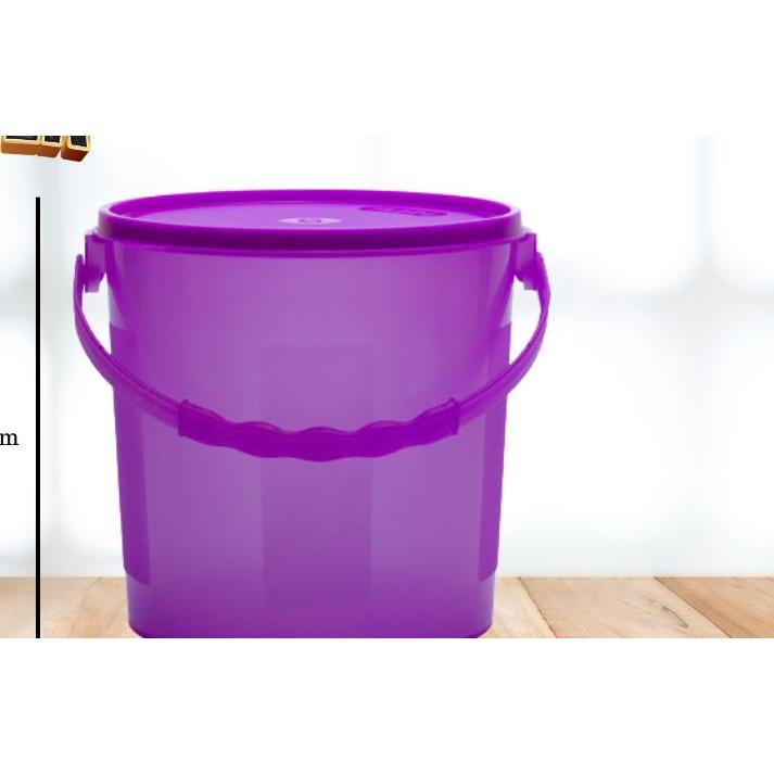 Indra Toples Bulat Gagang Volume 5 Liter/Toples Kerupuk/Toples Peyek