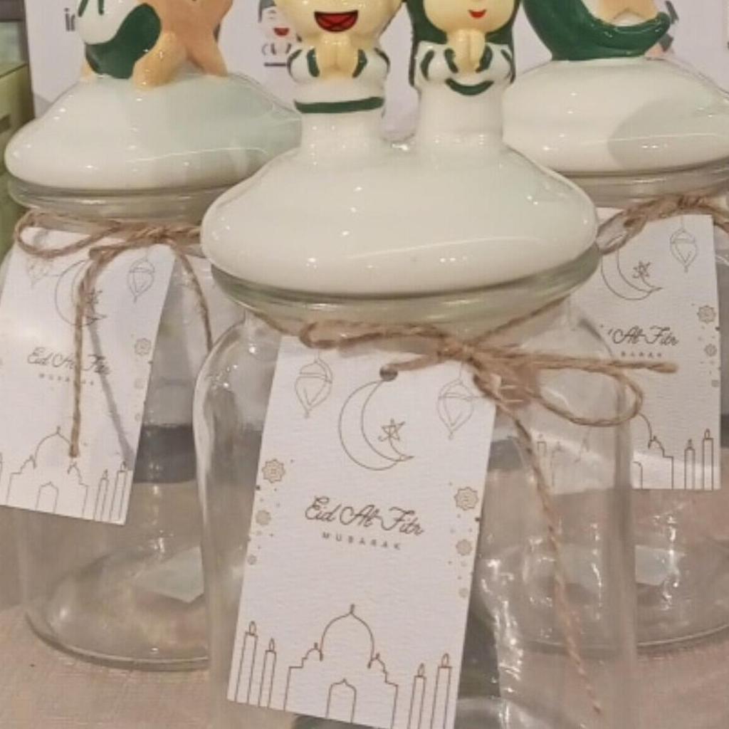 Informa Toples Kue Lebaran Set Canister Kaca