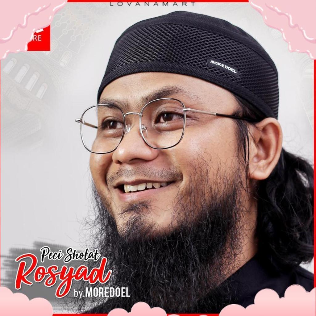 Berkualitas Moredoel - Kopiah Peci Hitam Peci Dewasa Rosyad By Moredoel
