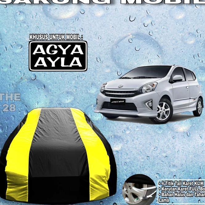 Sarung Mobil Agya Kuning 2 Kuning Ayla Strip Body Cover