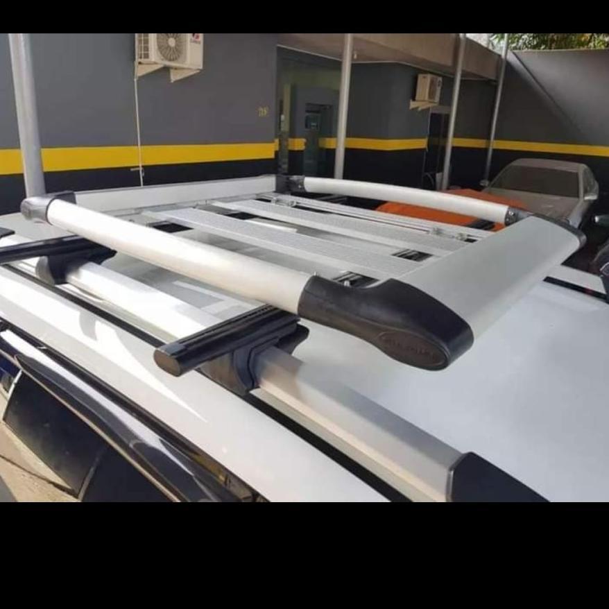 FREE ONGKIR ROOF RAK BAGASI ATAS MOBIL TERIOS, RUSH, PAJERO, FORTUNER + CROSS BAR